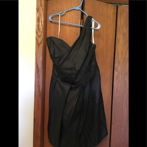 David’s Bridal Black short Bridesmaids dress sz22